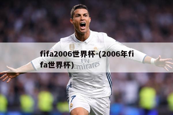 fifa2006世界杯-(2006年fifa世界杯)